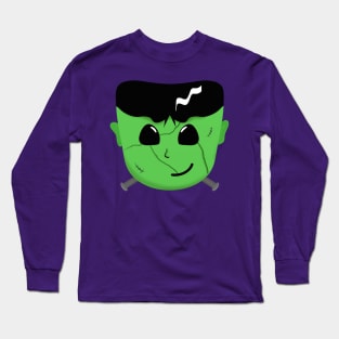 Frankenstein's Face - An Electrifying Cutie Long Sleeve T-Shirt